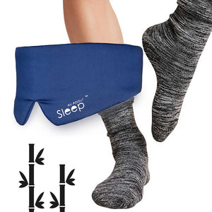 Cosy Night in Gift Set: Boody Bamboo Bed Socks & Organic Bamboo Sleep Mask