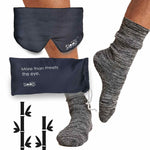 All About Sleep men's grey bamboo sleep mask and bed socks