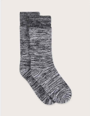 Boody black bamboo men's bed socks